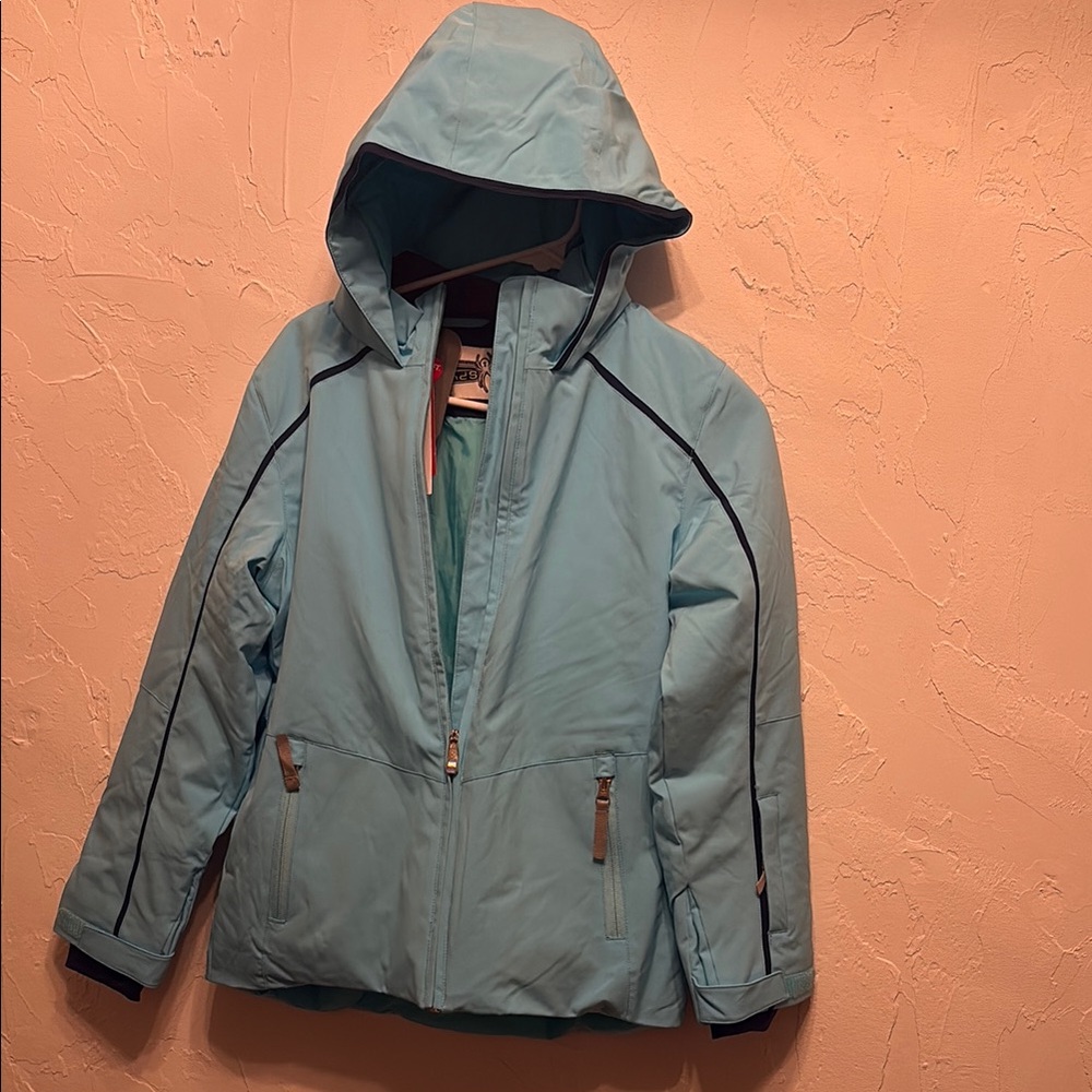 Spyder Bahama Blue Hooded Conquer Jacket